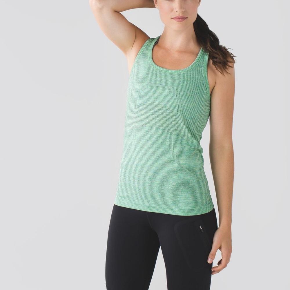 Lululemon Swiftly Tech Racerback in‎ Pistachio Black
